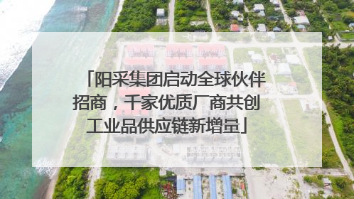 阳采集团启动全球伙伴招商，千家优质厂商共创工业品供应链新增量