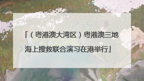 （粤港澳大湾区）粤港澳三地海上搜救联合演习在港举行