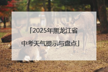 2025年黑龙江省中考天气提示与盘点