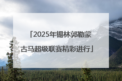 2025年锡林郭勒蒙古马超级联赛精彩进行