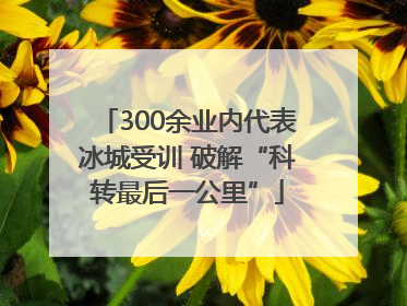300余业内代表冰城受训 破解“科转最后一公里”