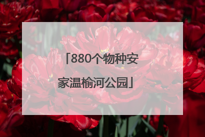 880个物种安家温榆河公园