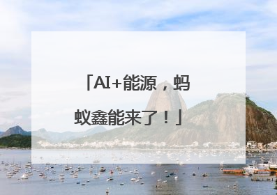 AI+能源，蚂蚁鑫能来了！