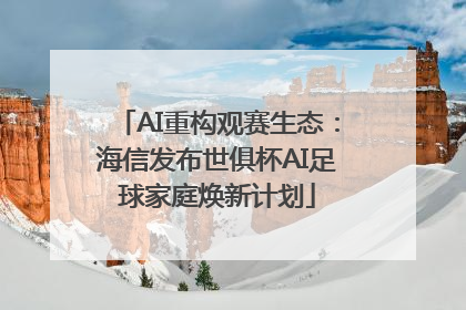 AI重构观赛生态：海信发布世俱杯AI足球家庭焕新计划